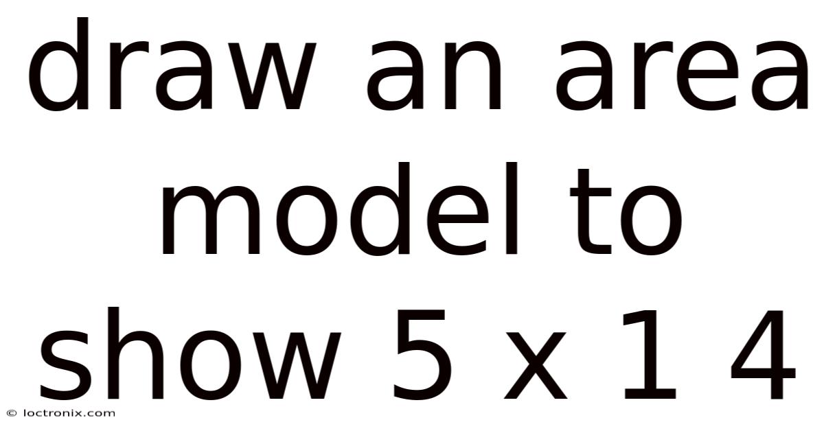 Draw An Area Model To Show 5 X 1 4