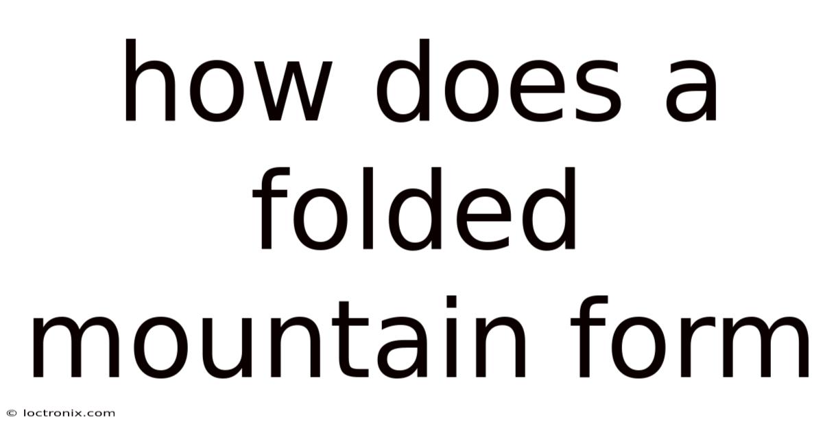 How Does A Folded Mountain Form