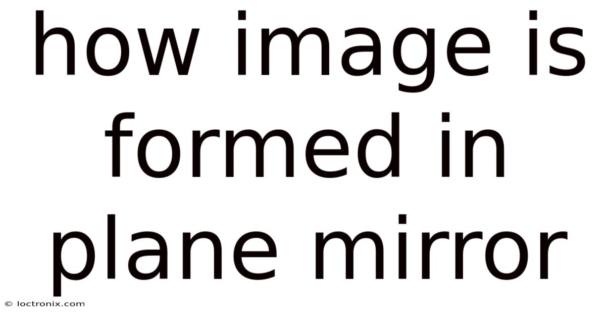 How Image Is Formed In Plane Mirror