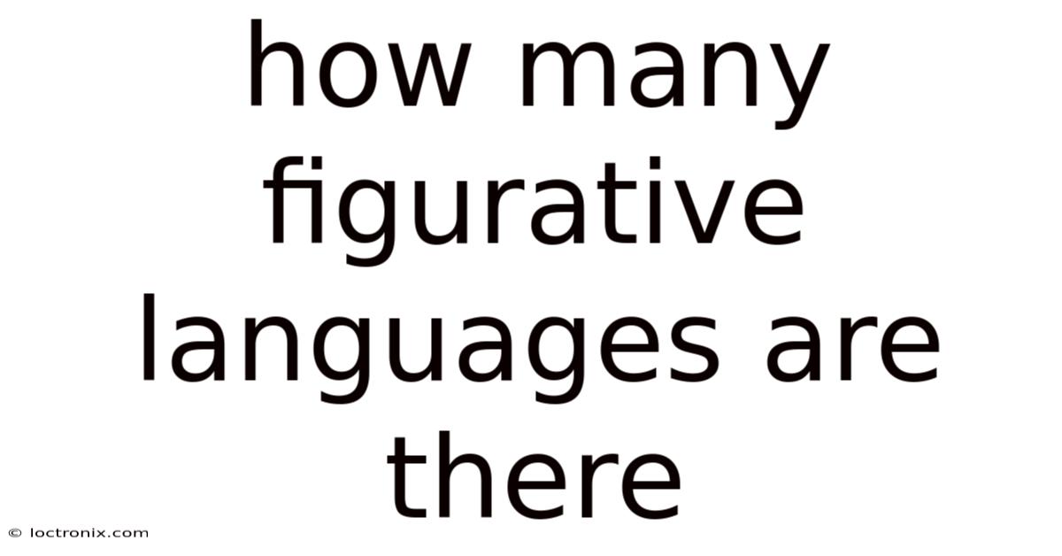 How Many Figurative Languages Are There