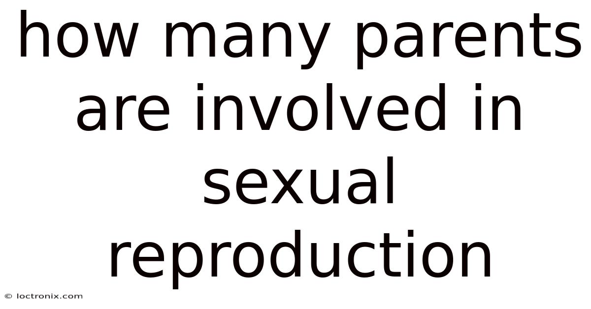 How Many Parents Are Involved In Sexual Reproduction