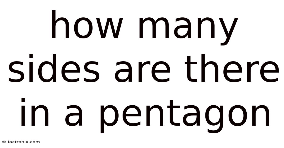 How Many Sides Are There In A Pentagon