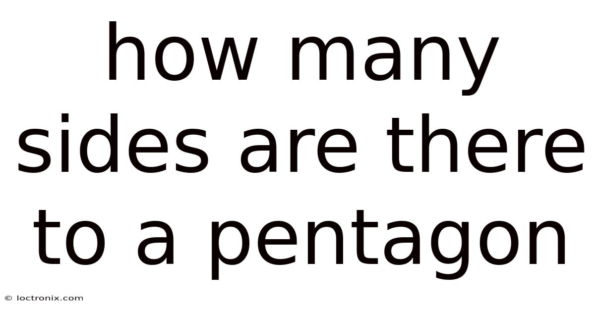 How Many Sides Are There To A Pentagon