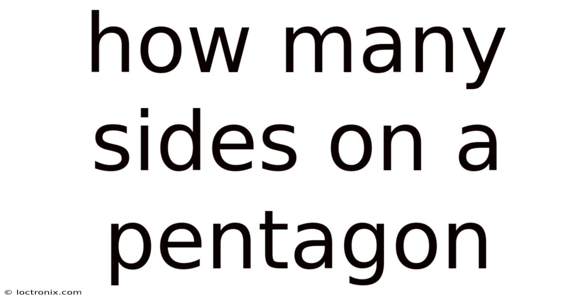 How Many Sides On A Pentagon