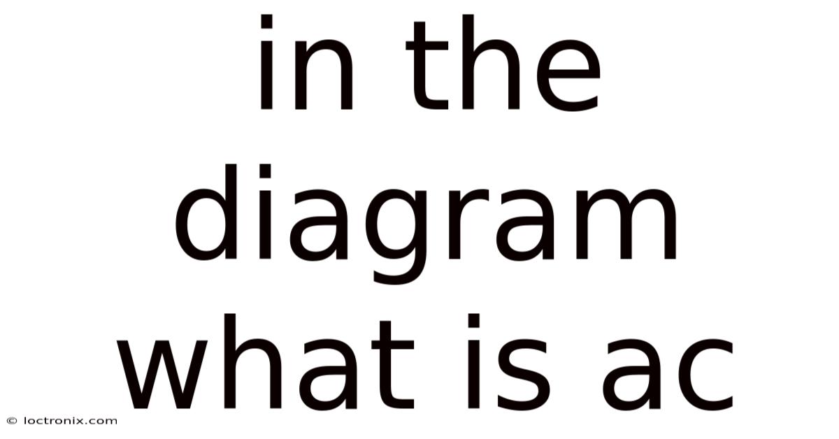 In The Diagram What Is Ac