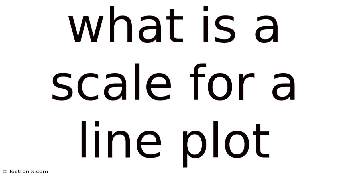What Is A Scale For A Line Plot